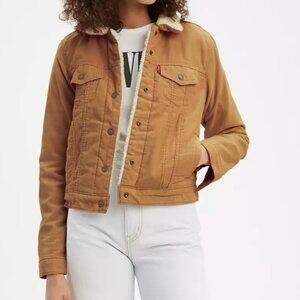 Levi ORIGINAL CORDUROY SHERPA TRUCKER JACKET Size XS